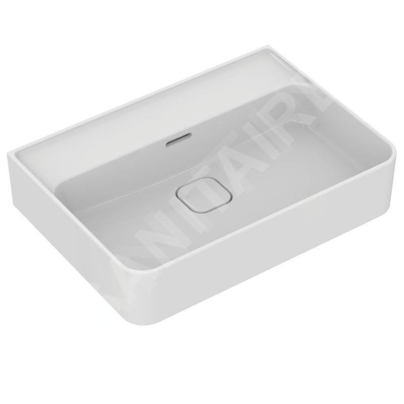 Ideal Standard Strada II - Lavabo 600x430 mm, avec déversoir, sans ouverture pour mitigeur, blanc T365001 Ideal Standard Strada II - Lavabo 600x430 mm, avec déversoir, sans ouverture pour mitigeur, blanc T365001