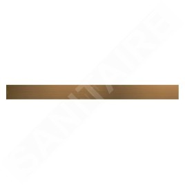Alcadrain Grilles - Grille pour auge linéaire 650 mm, bronze antique DESIGN-650ANTIC