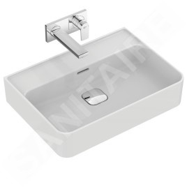 Ideal Standard Strada II - Lavabo 600x430 mm, sans ouverture pour mitigeur, blanc T363801