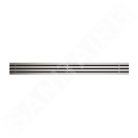 Alcadrain Grilles - Caillebotis pour auge linéaire 550 mm, en acier inoxydable mat GAP-550M