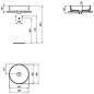 Ideal Standard Strada II - Lavabo sans déversoir, diamètre : 450 mm, blanc T295901 Ideal Standard Strada II - Lavabo sans déversoir, diamètre : 450 mm, blanc T295901
