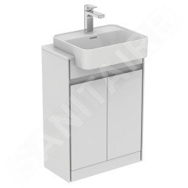 Ideal Standard Strada II - Lavabo semi-encastré, 500x400 mm, avec Ideal Plus, blanc T2993MA