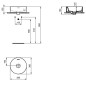 Ideal Standard Strada II - Lavabo pour montage à la plaque, diamètre : 380 mm, avec déversoir, avec Ideal Plus, blanc T2929MA Ideal Standard Strada II - Lavabo pour montage à la plaque, diamètre : 380 mm, avec déversoir, avec Ideal Plus, blanc T2929MA