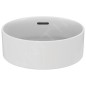 Ideal Standard Strada II - Lavabo pour montage à la plaque, diamètre : 380 mm, avec déversoir, avec Ideal Plus, blanc T2929MA Ideal Standard Strada II - Lavabo pour montage à la plaque, diamètre : 380 mm, avec déversoir, avec Ideal Plus, blanc T2929MA