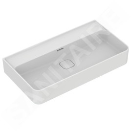 Ideal Standard Strada II - Lavabo 800x430 mm, sans ouverture pour mitigeur, blanc T363901