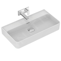 Ideal Standard Strada II - Lavabo 800x430 mm, sans ouverture pour mitigeur, blanc T365101