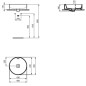 Ideal Standard Strada II - Lavabo avec déversoir, diamètre : 450 mm, avec Ideal Plus, blanc T2961MA Ideal Standard Strada II - Lavabo avec déversoir, diamètre : 450 mm, avec Ideal Plus, blanc T2961MA