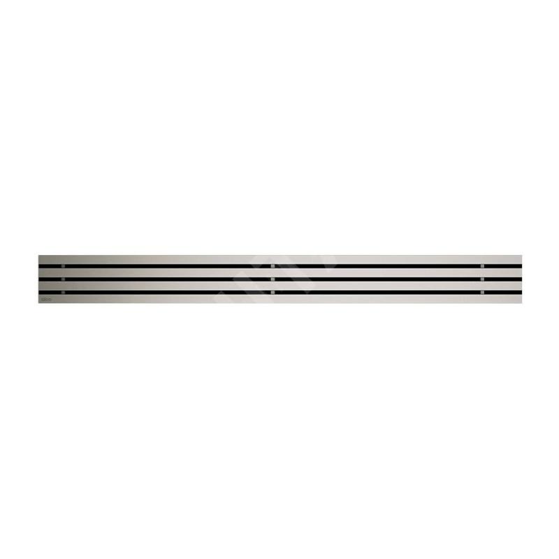 Alcadrain Grilles - Grille pour caniveau à douche linéaire 950 mm, inox mat GAP-950M