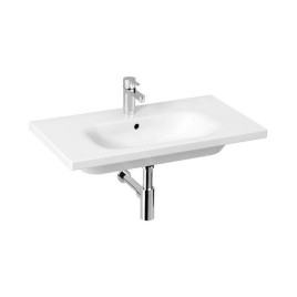Jika Mio-N - lavabo, 800x450 mm, avec trop-plein, 1 trou pour robinetterie, Jika Perle, blanc H8127161001041