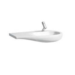 Laufen Il Bagno Alessi One - Lavabo à poser 900x500 mm, avec 1 point d'amorçage, avec LCC, blanc H8149764001041
