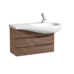 Laufen Il Bagno Alessi One - Lavabo à poser 900x500 mm, avec 1 point d'amorçage, avec LCC, blanc H8149764001041