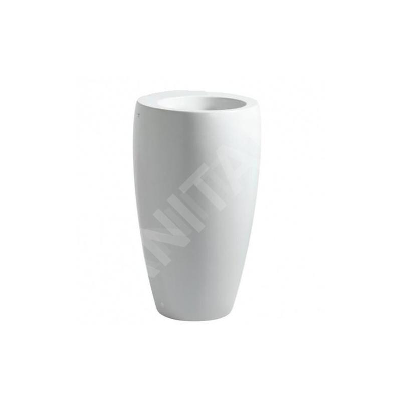 Laufen Il Bagno Alessi One - Lavabo sur pied 530x530x900 mm, sans trou pour robinetterie, avec LCC, blanc H8119724001091 Laufen Il Bagno Alessi One - Lavabo sur pied 530x530x900 mm, sans trou pour robinetterie, avec LCC, blanc H8119724001091