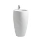 Laufen Il Bagno Alessi - Lavabo sur pied 53x90 cm, trou pour robinetterie, avec LCC, blanc H8119724001041 Laufen Il Bagno Alessi - Lavabo sur pied 53x90 cm, trou pour robinetterie, avec LCC, blanc H8119724001041