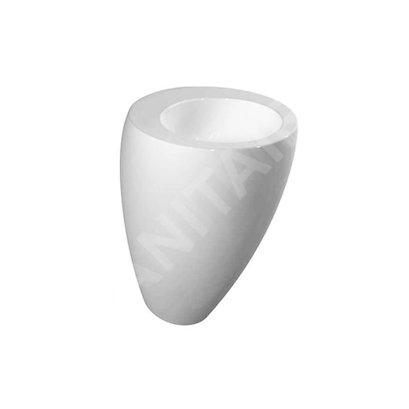 Laufen Il Bagno Alessi One - Lavabo avec colonne intégrée, 520x530x850 mm, avec LCC, blanc H8119714001091 Laufen Il Bagno Alessi One - Lavabo avec colonne intégrée, 520x530x850 mm, avec LCC, blanc H8119714001091