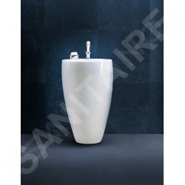 Laufen Il Bagno Alessi One - Lavabo avec colonne intégrée, 520x530x850 mm, avec LCC, blanc H8119714001091