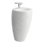 Laufen Il Bagno Alessi - Lavabo sur pied 52x85 cm, trou pour robinetterie, blanc mat H8119714001041 Laufen Il Bagno Alessi - Lavabo sur pied 52x85 cm, trou pour robinetterie, blanc mat H8119714001041