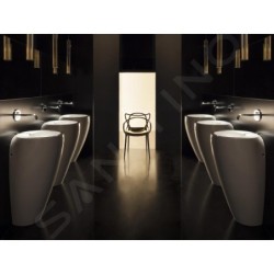 Laufen Il Bagno Alessi - Lavabo sur pied 52x85 cm, trou pour robinetterie, blanc mat H8119714001041