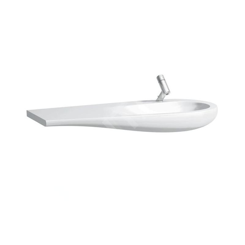 Laufen Il Bagno Alessi One - Lavabo à poser 1200x500 mm, 1 trou pour robinetterie, avec LCC, blanc H8149744001041 Laufen Il Bagno Alessi One - Lavabo à poser 1200x500 mm, 1 trou pour robinetterie, avec LCC, blanc H8149744001041