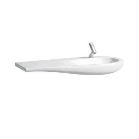 Laufen Il Bagno Alessi One - Lavabo à poser 1200x500 mm, 1 trou pour robinetterie, avec LCC, blanc H8149744001041