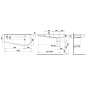 Laufen Il Bagno Alessi One - Lavabo à poser 1200x500 mm, 1 trou pour robinetterie, avec LCC, blanc H8149744001041 Laufen Il Bagno Alessi One - Lavabo à poser 1200x500 mm, 1 trou pour robinetterie, avec LCC, blanc H8149744001041