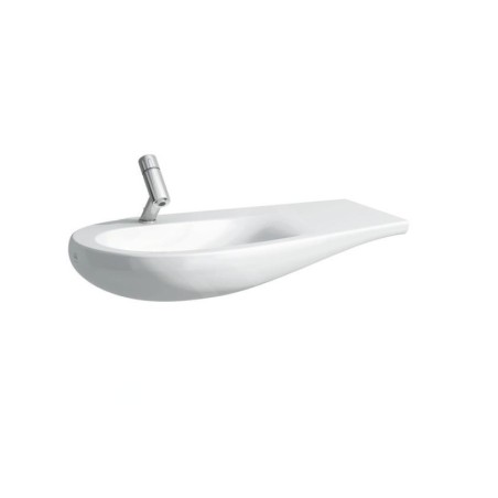 Laufen Il Bagno Alessi One - Lavabo à poser 900x500 mm, avec 1 point d'amorçage, avec LCC, blanc H8149754001041