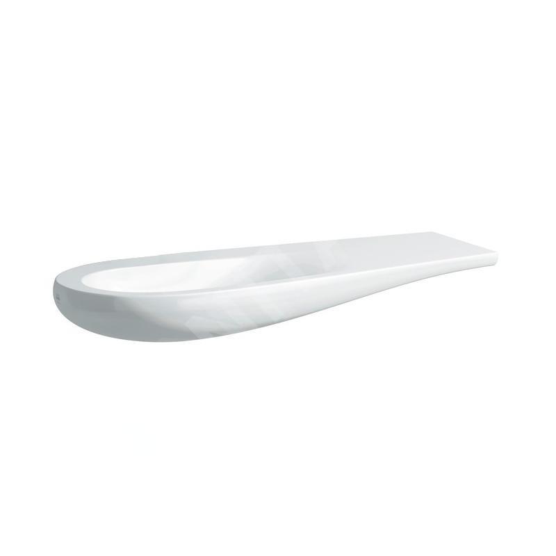 Laufen Il Bagno Alessi One - Lavabo à poser 1200x500 mm, sans trou pour robinetterie, avec LCC, blanc H8149734001091 Laufen Il Bagno Alessi One - Lavabo à poser 1200x500 mm, sans trou pour robinetterie, avec LCC, blanc H8149734001091