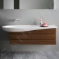 Laufen Il Bagno Alessi One - Lavabo à poser 1200x500 mm, sans trou pour robinetterie, avec LCC, blanc H8149734001091 Laufen Il Bagno Alessi One - Lavabo à poser 1200x500 mm, sans trou pour robinetterie, avec LCC, blanc H8149734001091