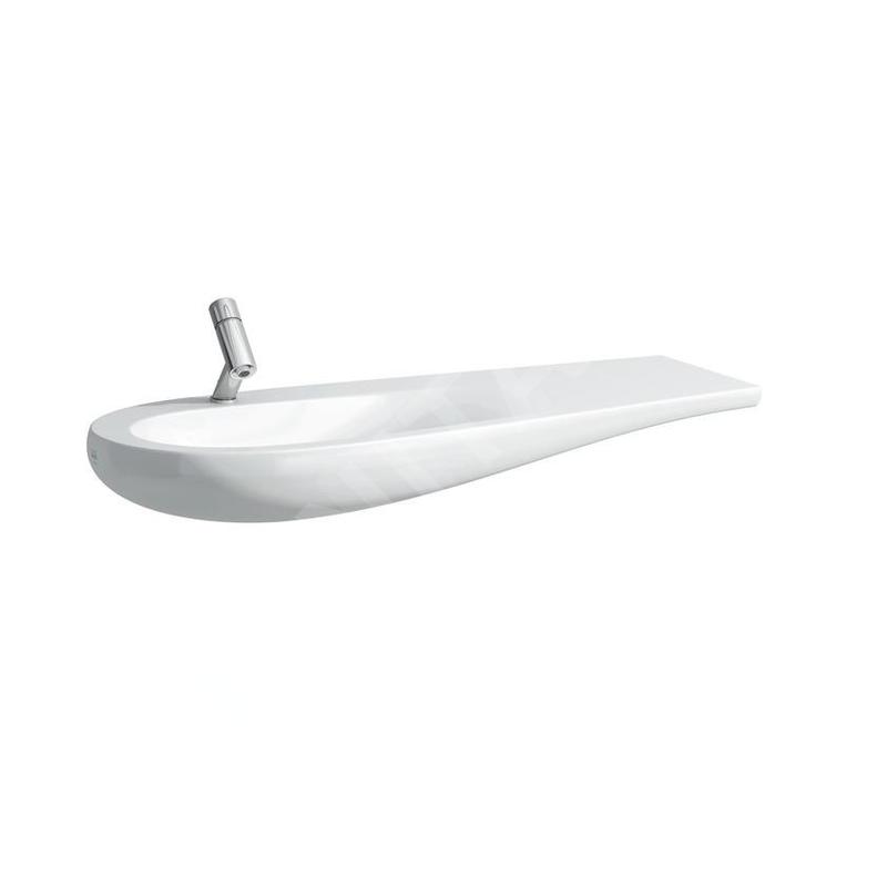 Laufen Il Bagno Alessi One - Lavabo à poser 1200x500 mm, 1 trou pour robinetterie, avec LCC, blanc H8149734001041 Laufen Il Bagno Alessi One - Lavabo à poser 1200x500 mm, 1 trou pour robinetterie, avec LCC, blanc H8149734001041