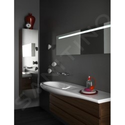 Laufen Il Bagno Alessi One - Lavabo à poser 1600x500 mm, sans trou pour robinetterie, avec LCC, blanc H8149714001091