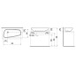 Laufen Palomba Collection - Vasque à poser, 900x420 mm, blanc H8168010001121 Laufen Palomba Collection - Vasque à poser, 900x420 mm, blanc H8168010001121