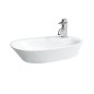 Laufen Palomba Collection - Lavabo 600x400 mm, sans trop-plein, 1 trou pour robinetterie, avec LCC, blanc H8168034001111 Laufen Palomba Collection - Lavabo 600x400 mm, sans trop-plein, 1 trou pour robinetterie, avec LCC, blanc H8168034001111