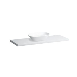 Laufen Palomba Collection - Lavabo 600x400 mm, sans trop-plein, trou pour robinetterie, blanc H8168030001111