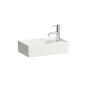 Laufen Kartell - Lave-mains 650x480mm, avec 1 trou pour robinetterie, blanc H8153340001111