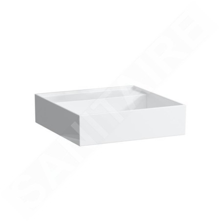 Laufen Kartell - Lave-mains à poser 460x460 mm, avec LCC, blanc H8153314001121