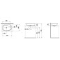 Laufen Palomba Collection - Vasque 600x400 mm, sans trop-plein, sans trou pour robinetterie, blanc H8168030001121 Laufen Palomba Collection - Vasque 600x400 mm, sans trop-plein, sans trou pour robinetterie, blanc H8168030001121