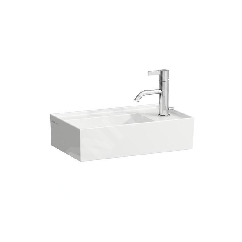 Laufen Kartell - Lave-mains 650x480mm, avec 1 trou pour robinetterie, avec LCC, blanc H8153344001111