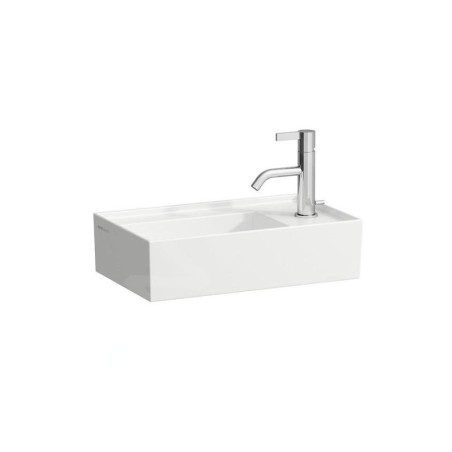 Laufen Kartell - Lave-mains 650x480mm, avec 1 trou pour robinetterie, avec LCC, blanc H8153344001111