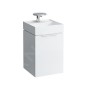 Laufen Kartell - Lave-mains à poser 460x460 mm, avec 1 trou pour robinetterie, blanc H8153310001111