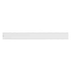 Alcadrain Grilles - Grille pour auge linéaire 650 mm, verre/blanc GL1200-650