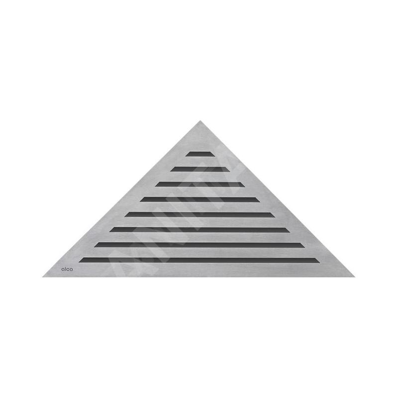 Alcadrain Grilles - Caillebotis pour bac de sol d'angle, mat en acier inoxydable LIFE