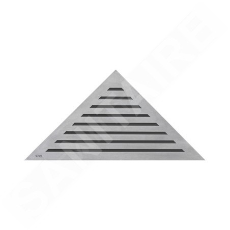 Alcadrain Grilles - Caillebotis pour bac de sol d'angle, mat en acier inoxydable LIFE