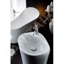 Laufen Palomba Collection - Lavabo sur pied 520x400x900 mm, sans trou pour robinetterie, blanc H8118030001091