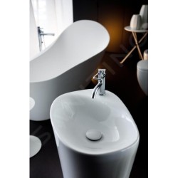Laufen Palomba Collection - Lavabo sur pied 520x400x900 mm, avec 1 trou pour robinetterie, blanc H8118030001041