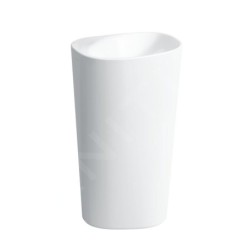 Laufen Palomba Collection - Lavabo sur pied 520x400x900 mm, sans trou pour robinetterie, blanc H8118034001091
