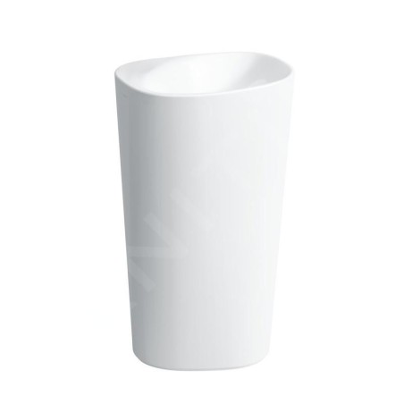 Laufen Palomba Collection - Lavabo sur pied 520x400x900 mm, sans trou pour robinetterie, blanc H8118034001091