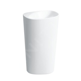 Laufen Palomba Collection - Lavabo sur pied 525x435x900 mm, sans trou pour robinetterie, blanc H8118040001091