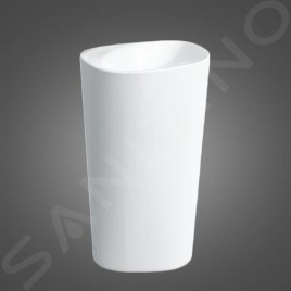 Laufen Palomba Collection - Lavabo sur pied 525x435x900 mm, sans trou pour robinetterie, blanc H8118040001091