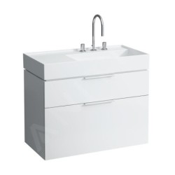 Laufen Kartell - Lavabo 900x460 mm, avec 3 trous pour robinetterie, SaphirKeramik, blanc H8103390001581