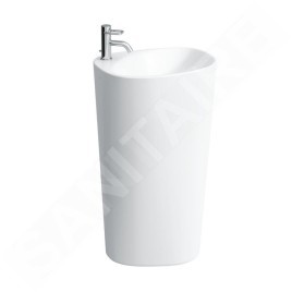 Laufen Palomba Collection - Lavabo sur pied 525x435x900 mm, 1 trou pour robinetterie, avec LCC, blanc H8118044001041