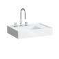 Laufen Kartell - Lavabo 600x460 mm, avec 3 trous pour robinetterie, SaphirKeramik, avec LCC, blanc H8103344001581 Laufen Kartell - Lavabo 600x460 mm, avec 3 trous pour robinetterie, SaphirKeramik, avec LCC, blanc H8103344001581